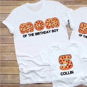 Pizza themed Mom shirt